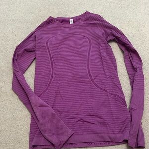 Lululemon swiftly long sleeve purple shirt
